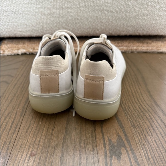 Ecco Women's Cream and White Sneakers - Picture 5 of 6